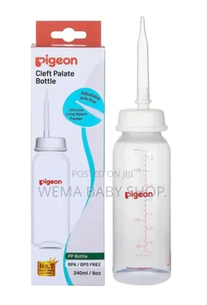 240ml Pigeon Baby Feeding Bottle With Long Nipple for Cleft Palate