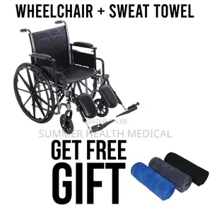 Medical Wheel Chair + Sweat Towel