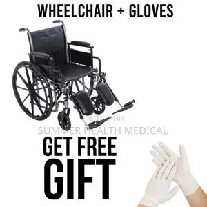 Medical Wheel Chair + Gloves
