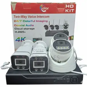 Hikvision 4 Channel Full Kit With 1080p High-Definition Cameras (Hd)