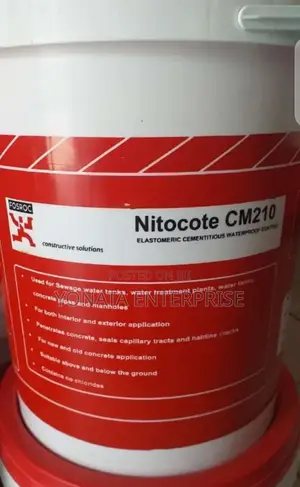 Fosroc Nitocote Cm210 - Number One Waterproof in Kenya