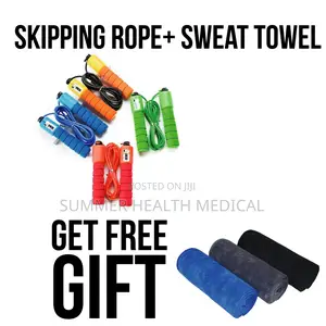 Skipping Rope + Sweat Towel