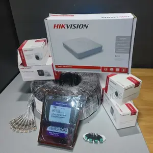 4ch Hikvision 1080p Remote View Motion Detect CCTV Kit 1tb Harddisk