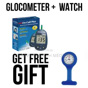 On Call Glucometer Machine /Blood Sugar Monitor+ Nurse Watch