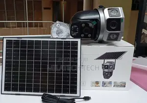 V380 Dual Lens Solar PTZ 4g Camera Auto Track