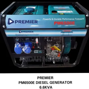 Premier Pm6500e Diesel Generator 6.6 Kva