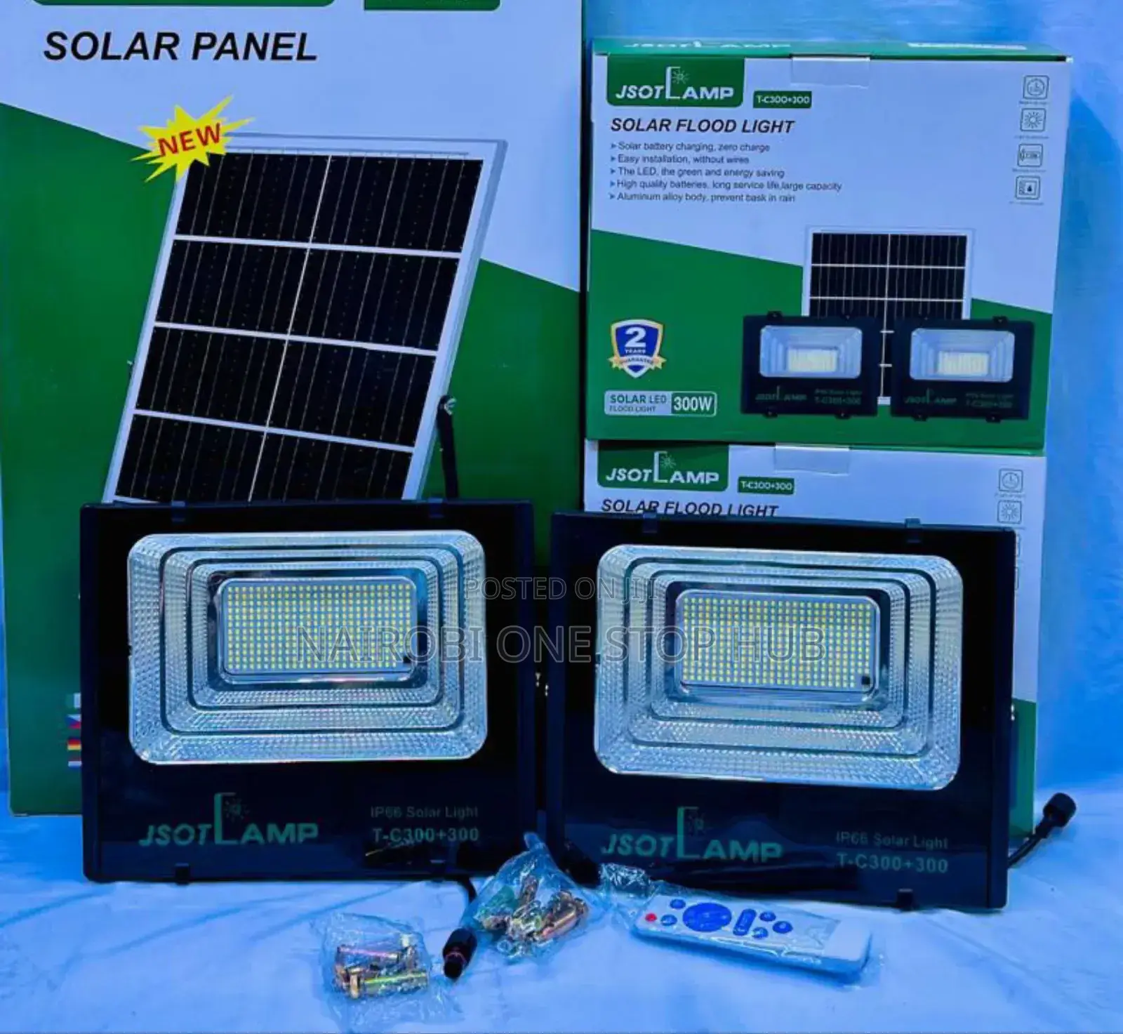 Jsot 2in1 Solar Floodlight 300watts