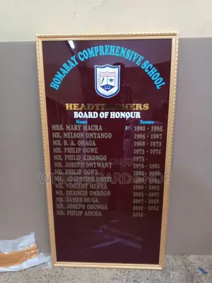 Honors Board 4ft X 2ft