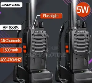 1pair Bf-888s Walkie Talkie 5km Range Frequency Walkie Talkie
