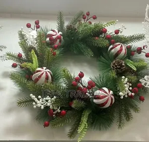 *Front Door Christmas Wreath Decoration Hanging Wreath