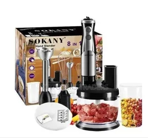 8 in 1 Electric Hand Stick Blender Mixer Vegetable Juicer Grinder