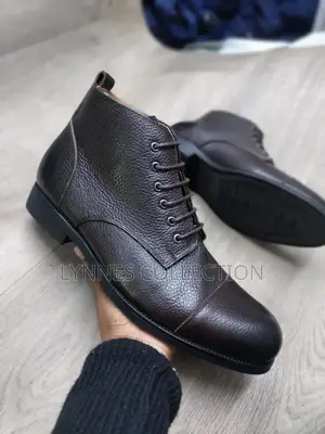Two Tone Leather Boots ,Boots Sizes 39-45