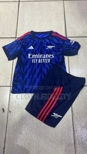 Arsenal Away Kids Jersey 25/26.(Blue)