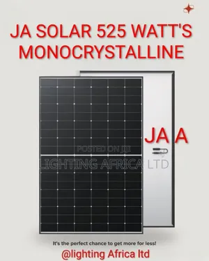 Ja 525 Watts - 39v High Power Monocrystalline Solar Panel All Weather