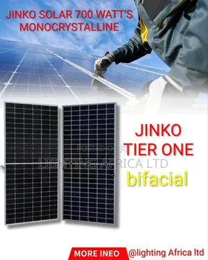 Jinko 700 Watts Bifacial All Weather Solar Panel High Voltage
