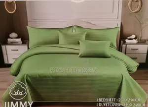 Green Striped Quality Striped Duvet Cover Hotel Quality