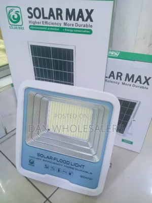 Solarmax 300w Solar Flood Light - High-Output Solar Pro