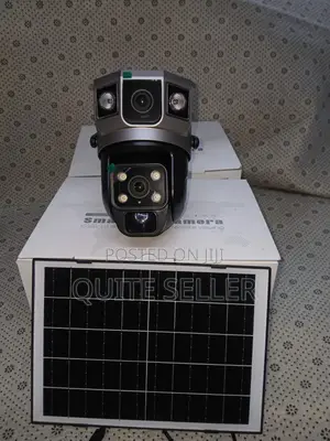 V380 Pro Dual Lens PTZ Camera Two-Voice Way Camera Wireless Solar 4g