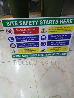 Industrial A2 Size Site Boards