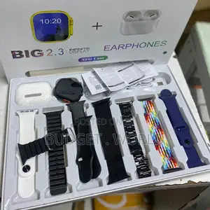 I20 Ultra Max Watch Set Combination Wrist Earphone 10 in 1
