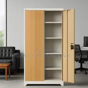 Elegant Brown Document Cabinet