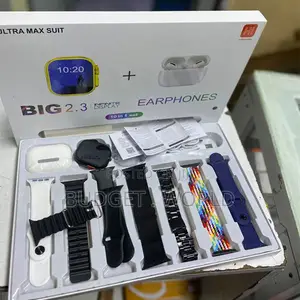 I20 Ultra Max Suit Smart Watch Set Combination Wrist Earphone
