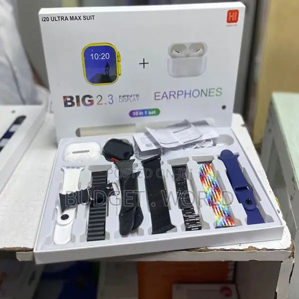 Stylish 7 Decorated Straps +Bt Calling Smartwatch With Amoled Display