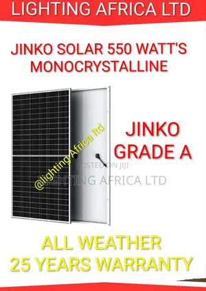 Jinko 550 Watts Monocrystalline Solar Panels