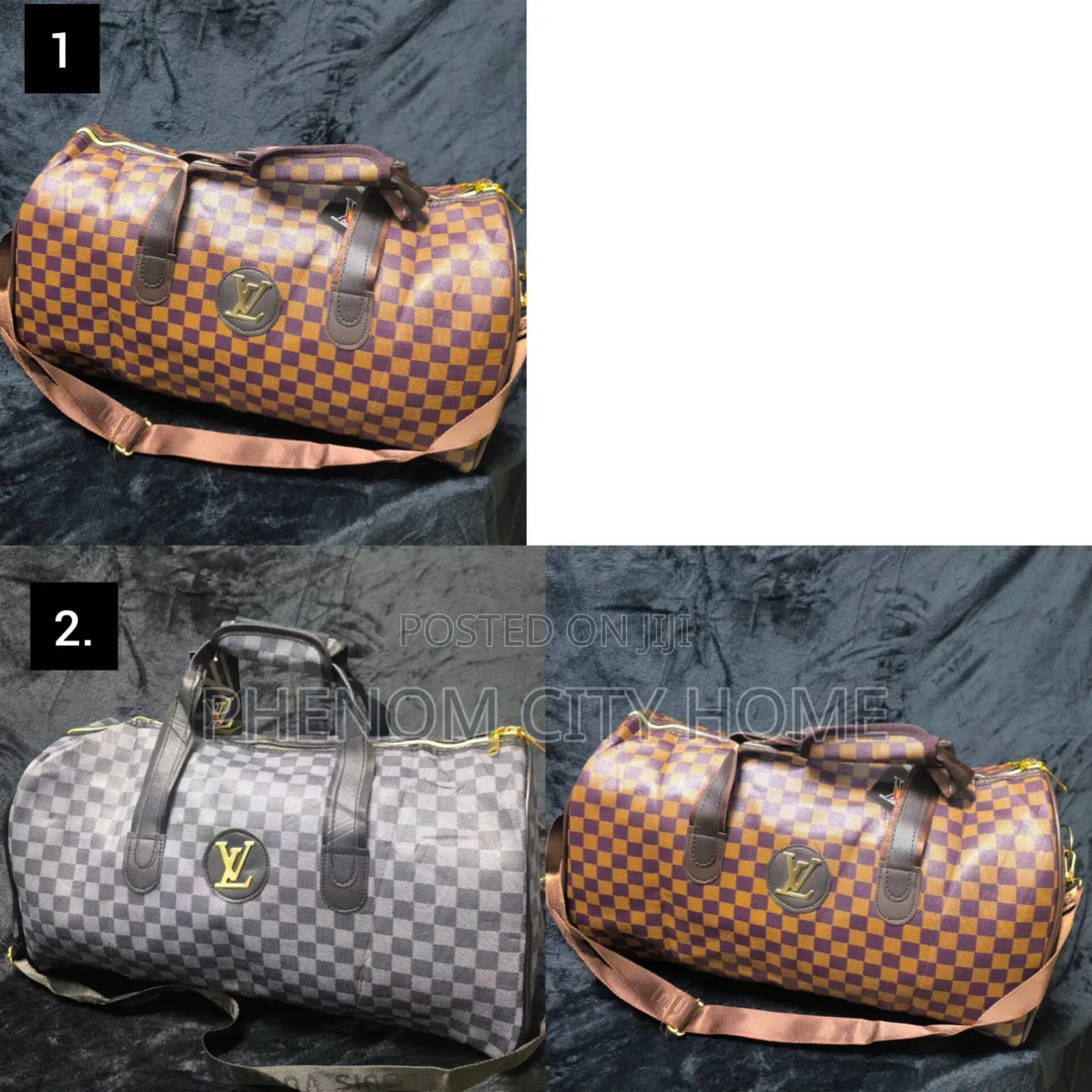 High Quality Leather Duffle Bag