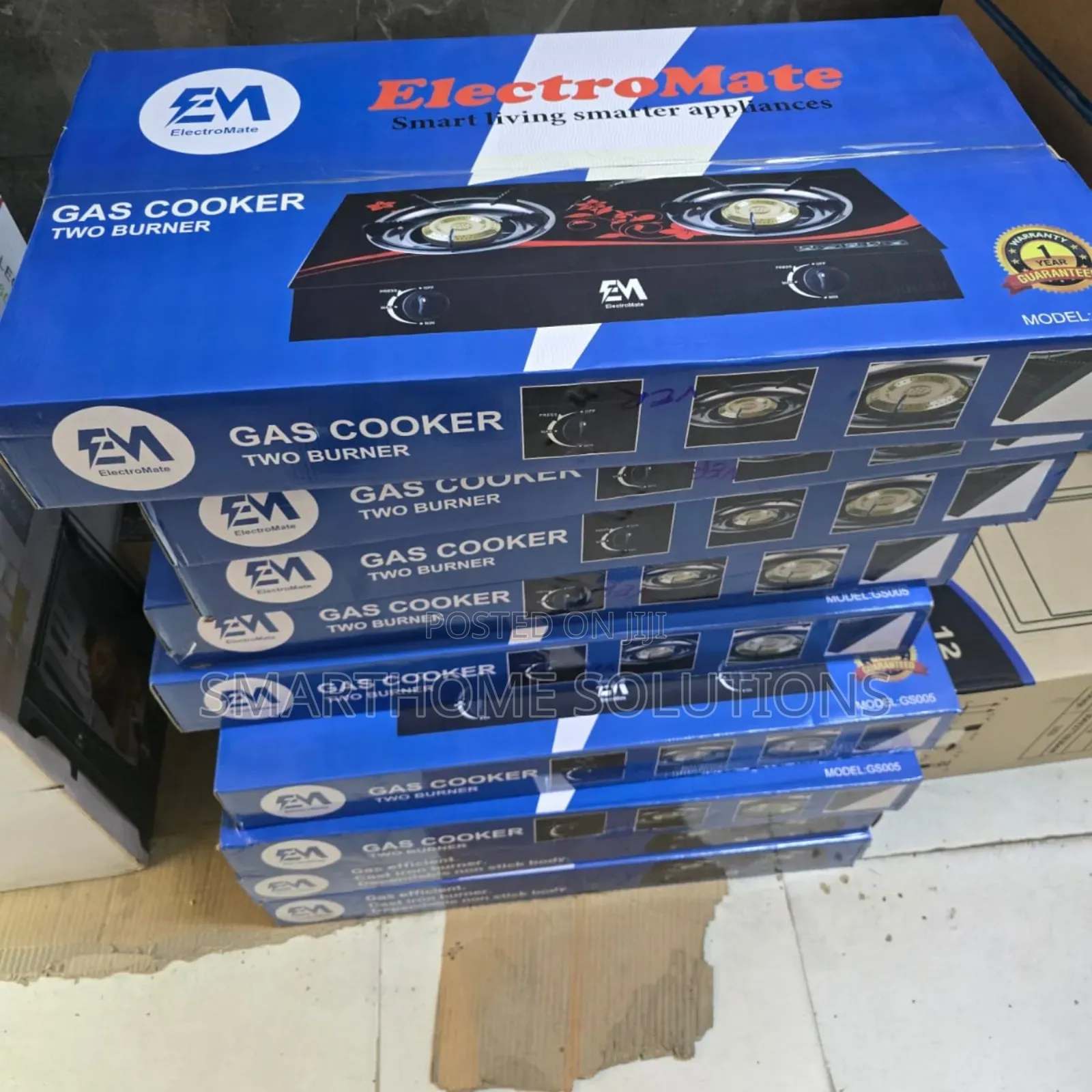 Electromate Glass 2 Burner Cooker