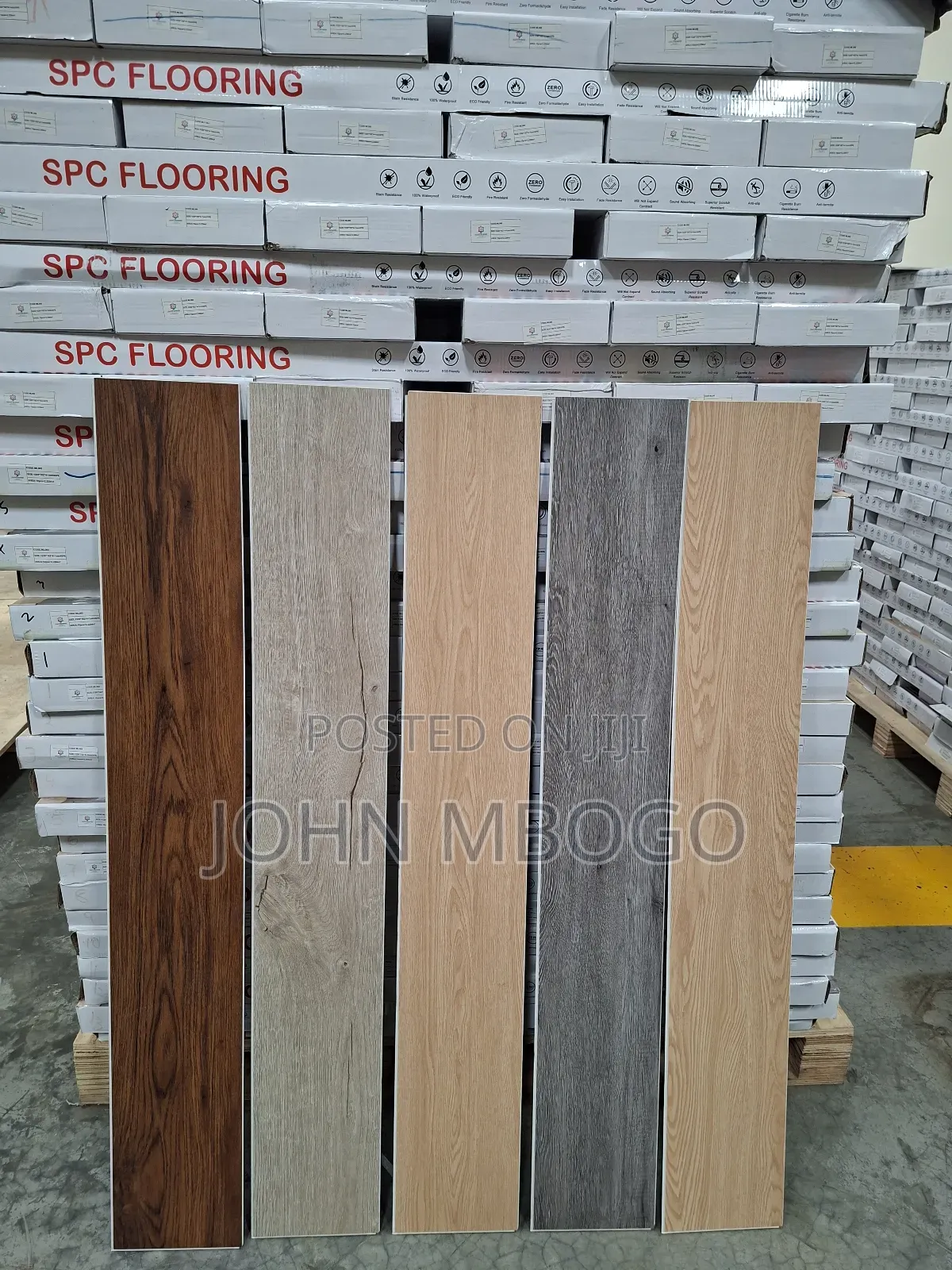 SPC Flooring / 100% Waterproof Laminates - 5mm.
