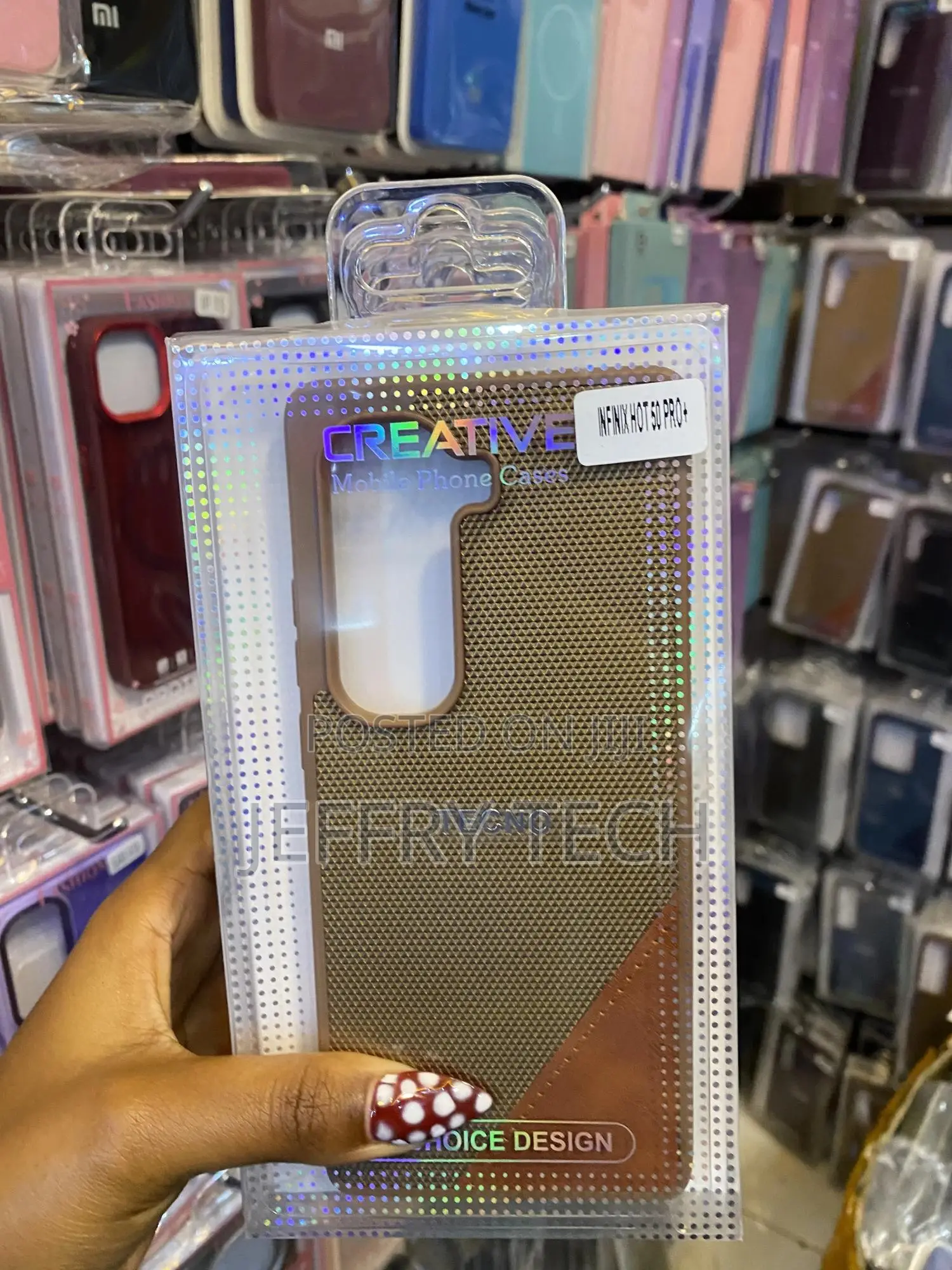 Fegish Infinix Hot 50 Pro Plus 4g Case Shockproof Pu Leather