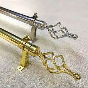 Imported Golden and Silver Curtain Rails