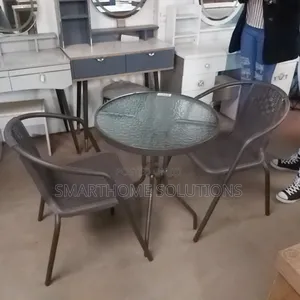 Dining Set : 2-seater Balcony Outdoor Round Table