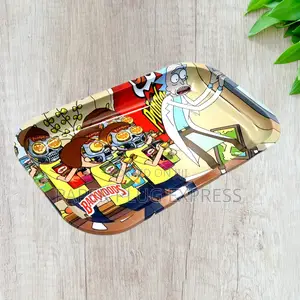 Backwoods Premium Metallic Rolling Tray – Large Rick Morty