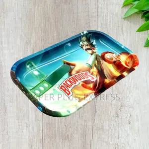 Backwoods Collectors Rolling Tray – Large 11.5" X 7.5" Rick and Morty