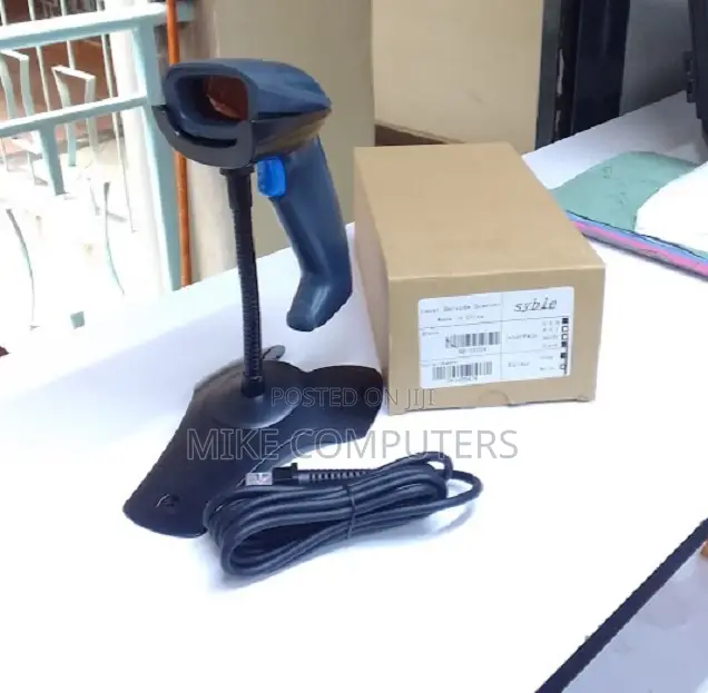 2d Laser Barcode Scanner Wired Barcode Scanner With Stand