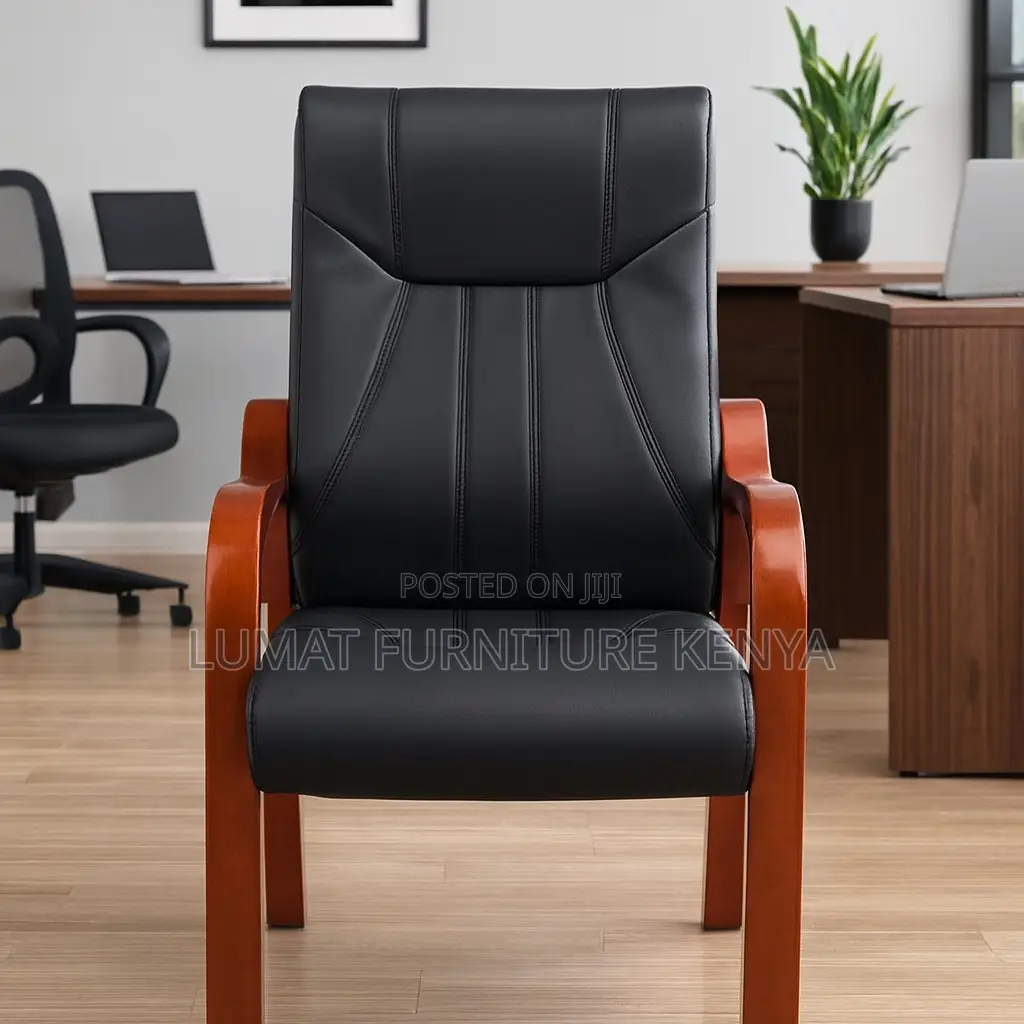 Solid Wood Office Guest Chair