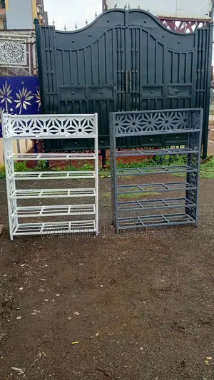 Fabricated Metal Shoe Rack