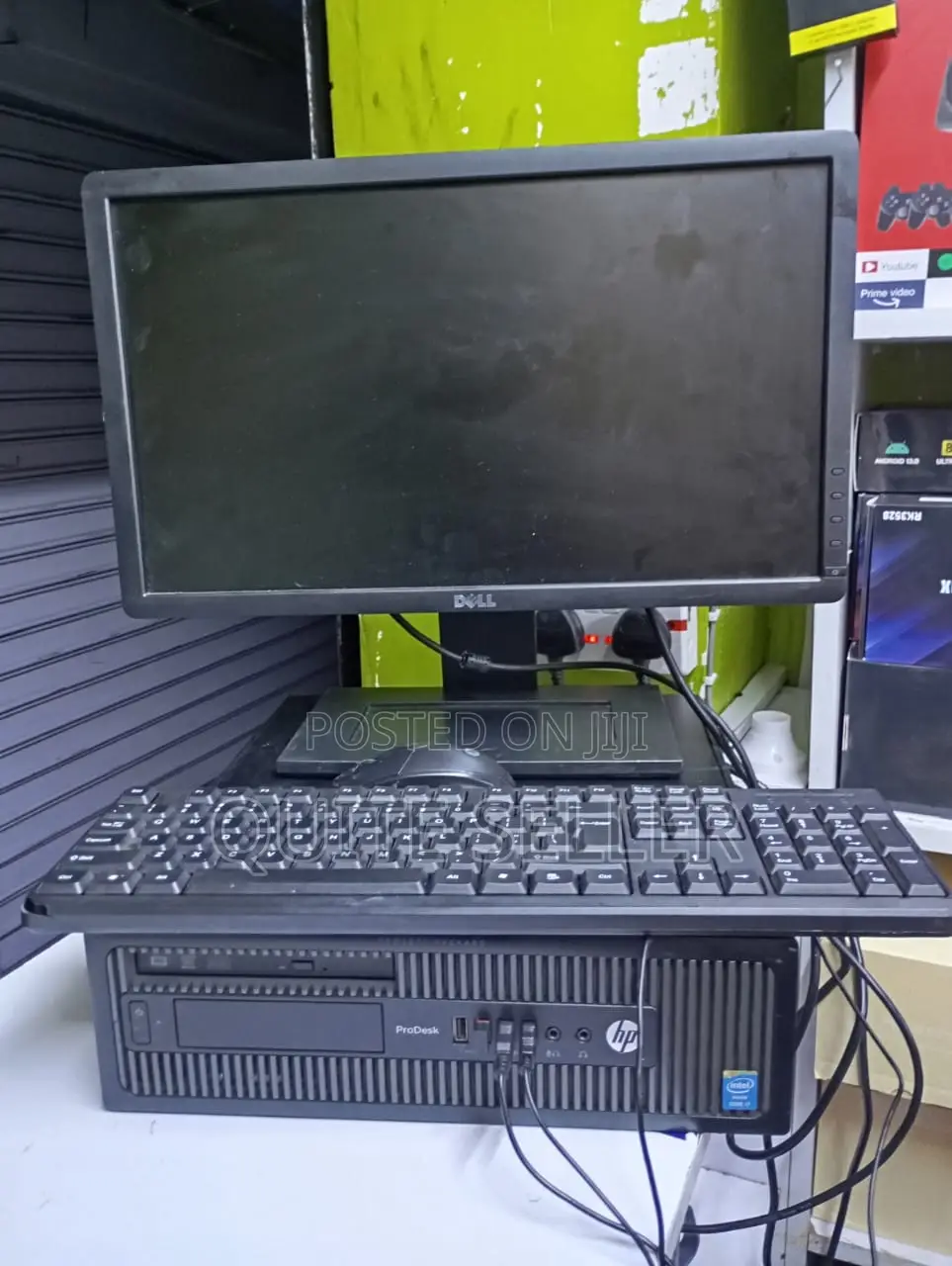 Working Desktop Computer HP Prodesk G1600 4gb Ram 500hdd Tested