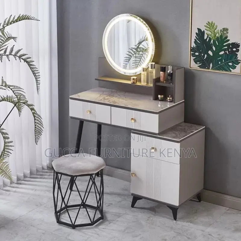 Modern Imported Vanity Make Up Desk With Drawers