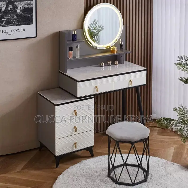 Modern Imported Vanity Make Up Desk With Drawers