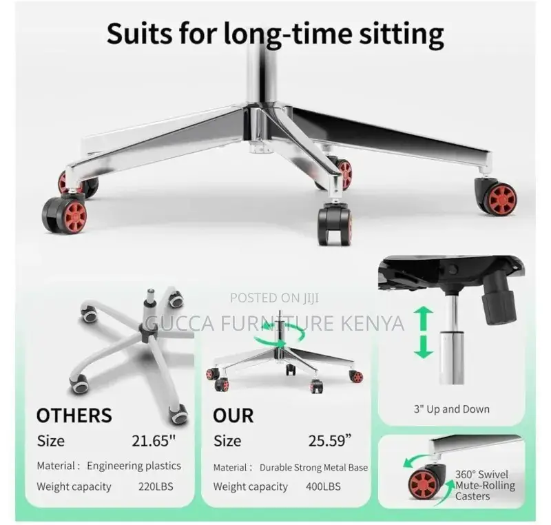 Tall Executive Orthopedic Mesh Adjustable Seat-Swivel
