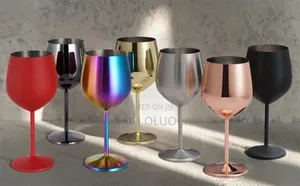Elegant Stainless Steel Non Breakable Goblets