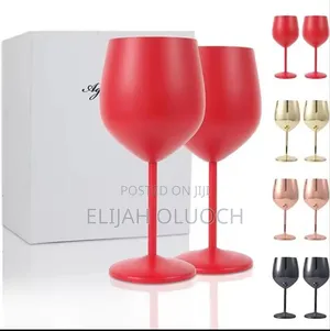 Elegant Stainless Steel Non Breakable Goblets