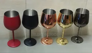 Elegant Stainless Steel Non Breakable Goblets