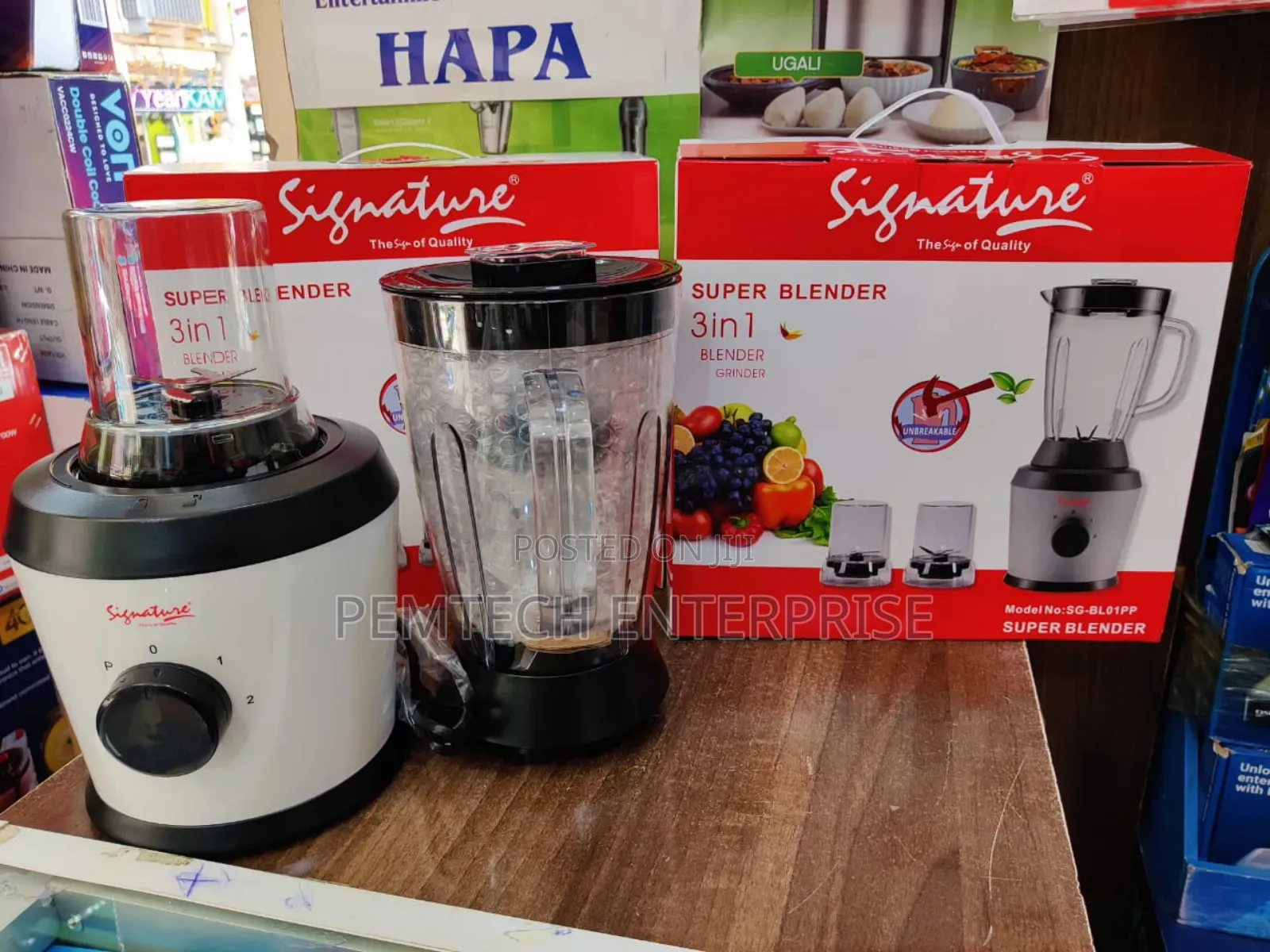 Signature 3-in-1 Super Blender, Model Sg-Bl01pp.