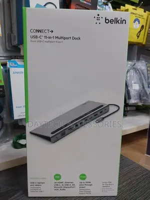 Belkin Connect USB C 11 in 1 Docking Station Hub.