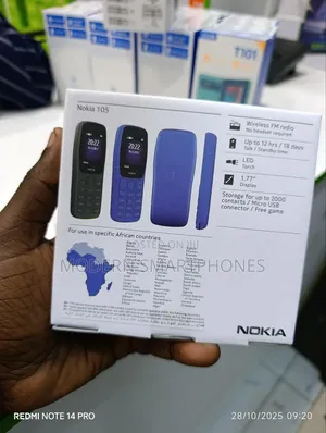 New Nokia 105 Black