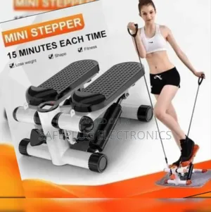 Mini Stepper + Resistance Bands Set | Full-Body Workout at Home 
